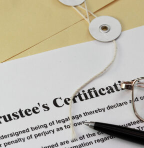 Trust certificate