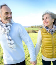 Couple in a field