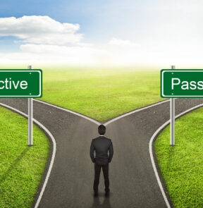 Active vs Passive Sign