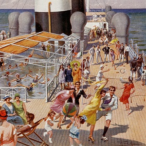 PEM Ocean Liner Exhibit Artwork 300