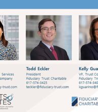 Todd Eckler, Kelly Guarino, Katie Collins