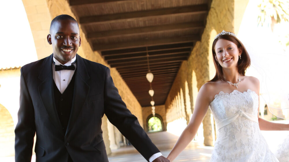 Bride and groom