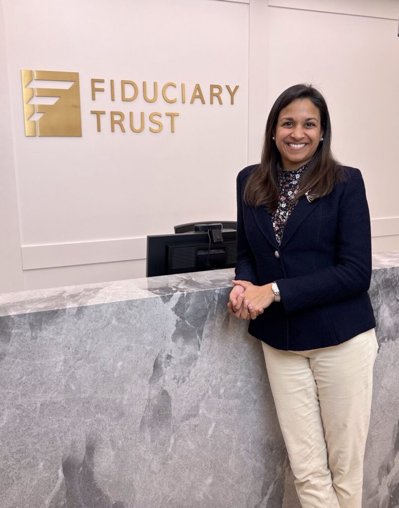 Suma Nair in Fiduciary Trust Reception
