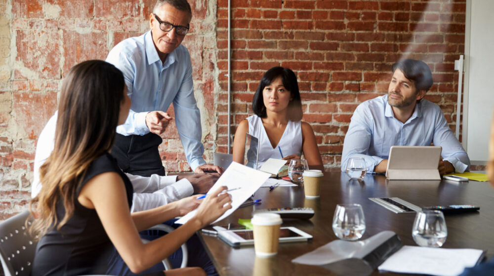 People at a table