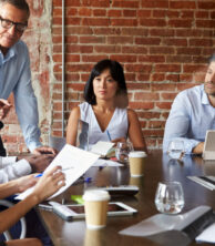 People at a table