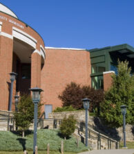 University bookstore exterior